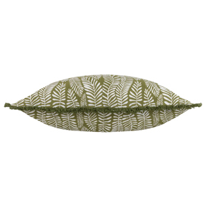 Hoem Frond Olive Rectangular Cushion